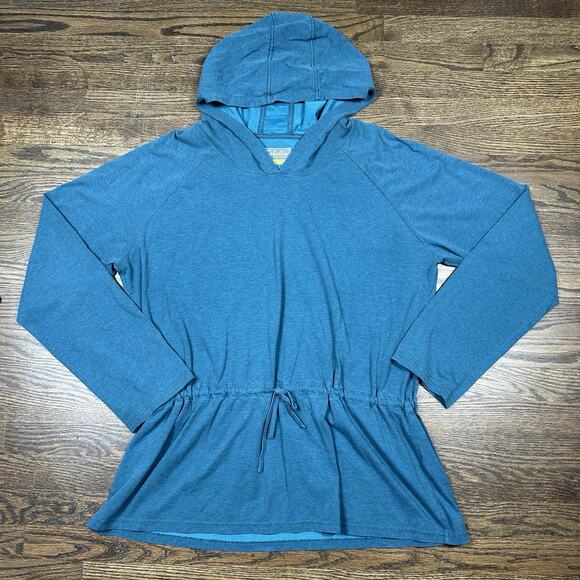 Cabela's Tops - Cabelas Shirt Women 2XL Green Long Sleeve Hoodie Drawstring Waist Pullover